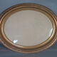 Ancien cadre oval bois stuc dor