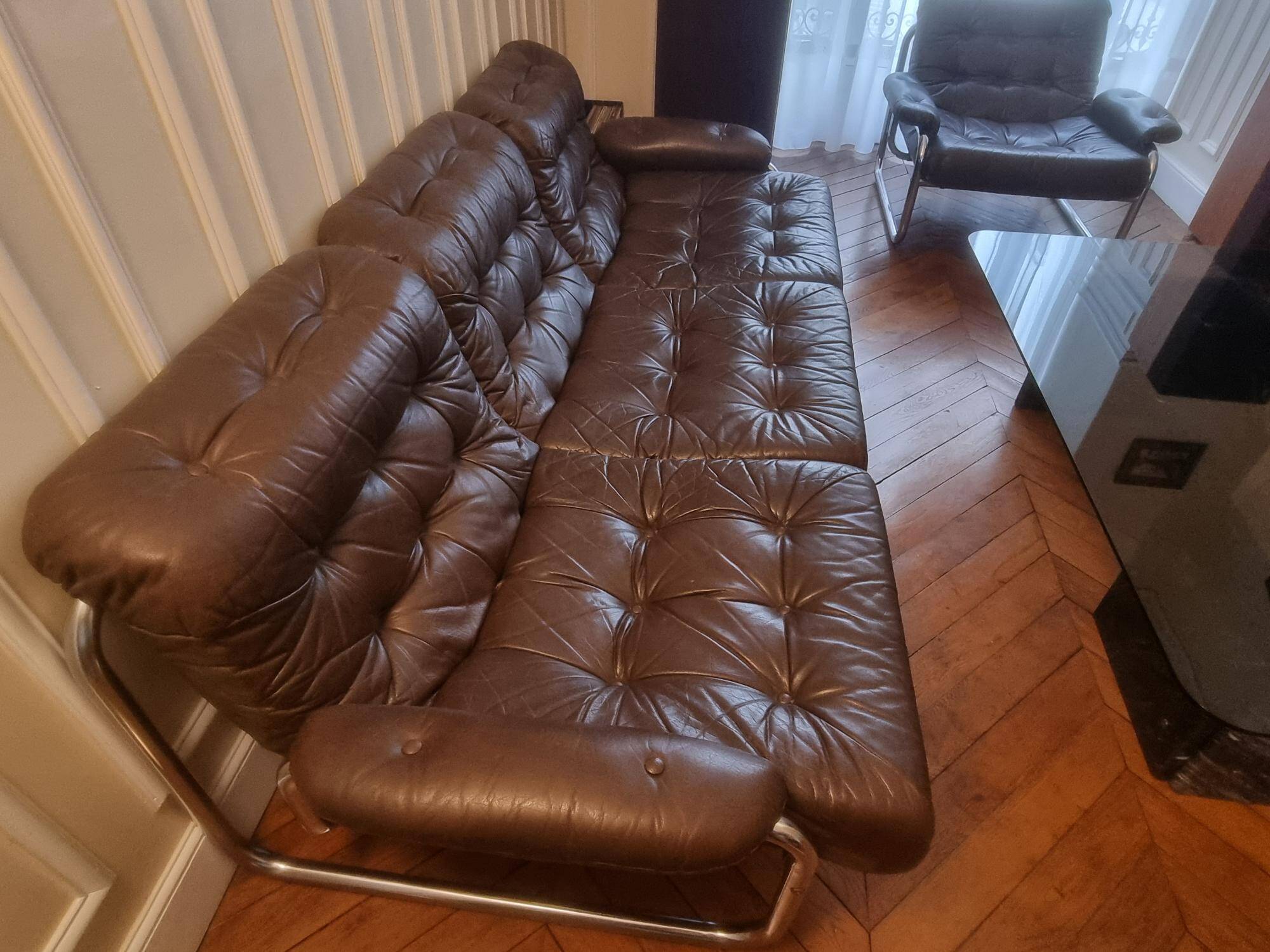 IKEA Vintage Borkum Sofa and Armchair