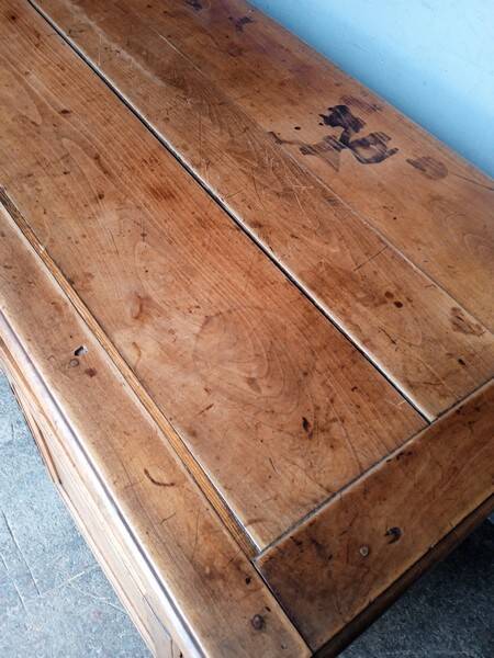 Regional buffet from the 18th century in blond cherry