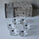 Série de 6 verres en 'cristal de Sèvres'