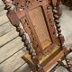 6 antique Henry II caned chairs