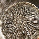 Rattan mirror natural fibers