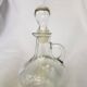 Bouteille d'huile en verre vintage