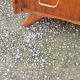Vintage chest of drawers in walnut compass legs 4 drawers from the 1950s