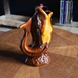 Vase céramique poisson