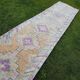 Vintage Turkish hallway rug 80x360 cm