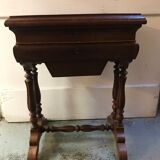 Mahogany worker table early twentieth