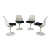 Knollinternational tulip chairs design Eero Saarinen vintage 1970