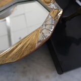 Mirror art deco era 14x33cm