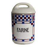 Earthenware flour box