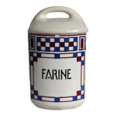 Flour box earthenware