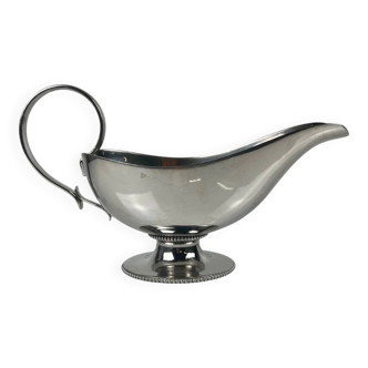 Royal BB stainless steel sauceboat, France, mid-20th century.