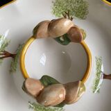 Olive pattern slip dish