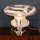 Vintage 20thc italian hand blown glass table lamp, murano c.1970