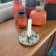 Vintage ceramic candle holder