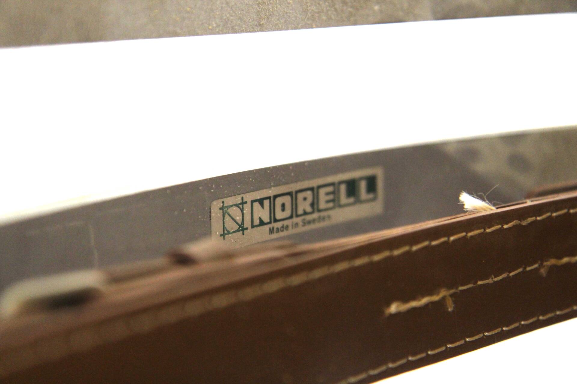 Scandinavian leather armchair "Ari", Arne Norell, Sweden, 1960