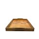 Plateau Lucite et laiton de style Hollywood Regency