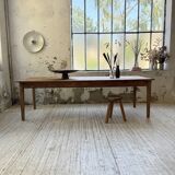 50s pine and oak farmhouse table 2.5m