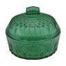 Sugar bowl, candy Arcoroc vintage emerald glass