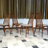 Eva teak chairs from Koefoed Møbelfabrik, set of 4