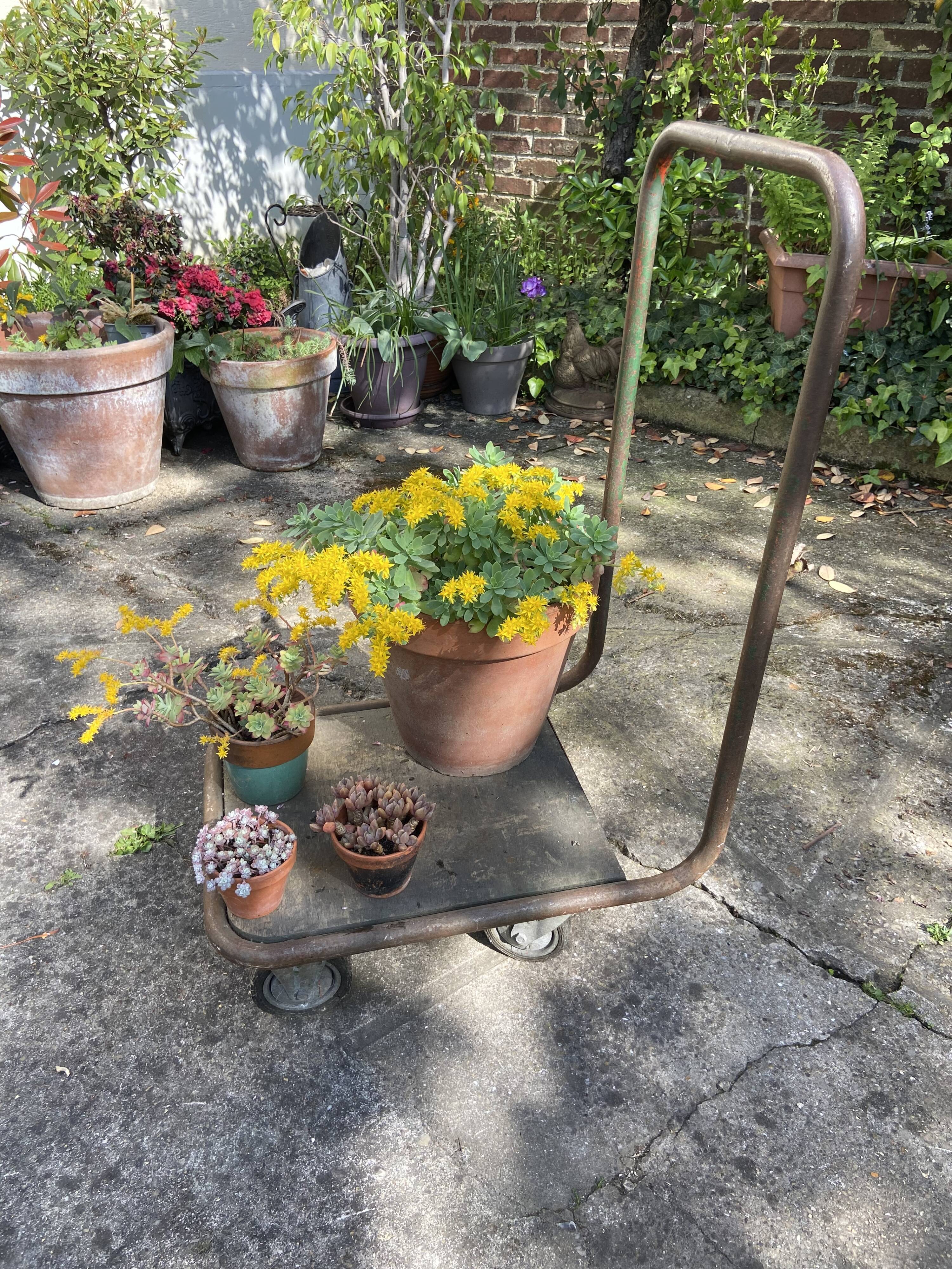 Vintage industrial trolley 1950