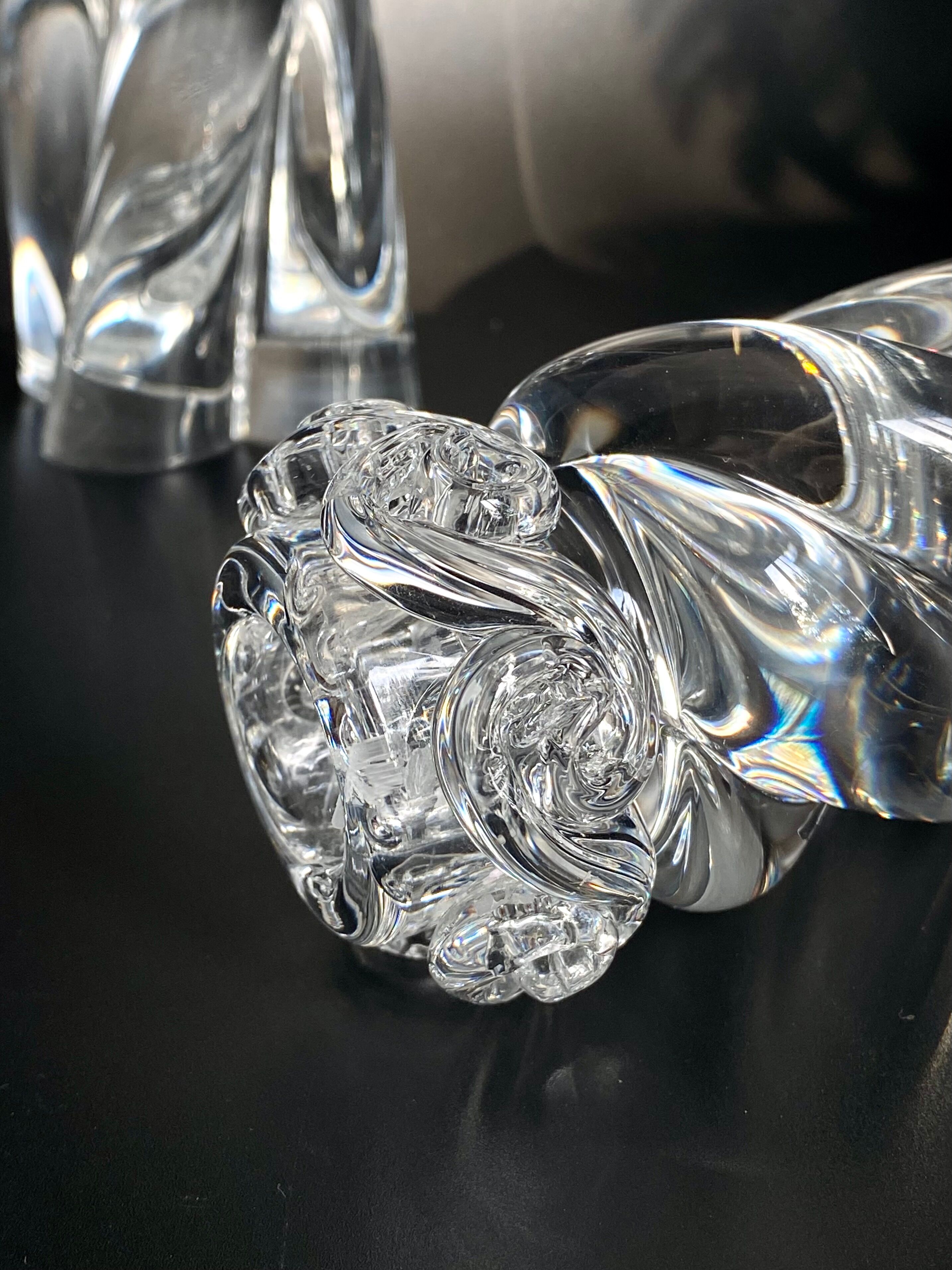 Pair of candlesticks Baccarat Aladin model