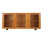 Pine showcase, Danish design, 1980s, production: Denmark