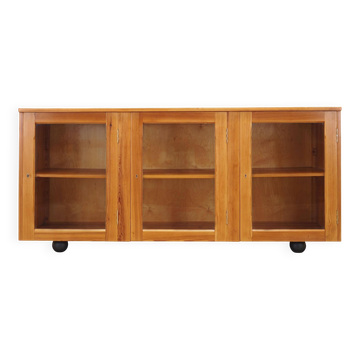 Pine showcase, Danish design, 1980s, production: Denmark