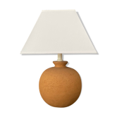 Lampe boule terre cuite vintage
