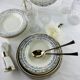 6 old creil and montereau hollow plates, Colbert service