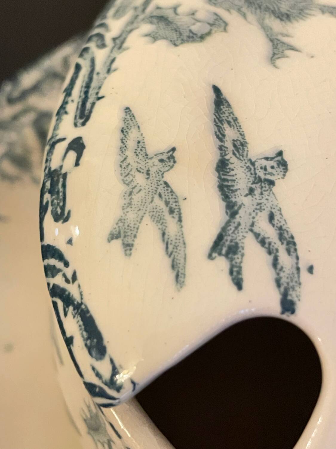 Longwy Ironstone Gravy Boat with Lid, Richelieu Model