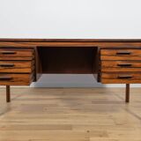 Mid-Century Freestanding Rosewood Desk, 1960s