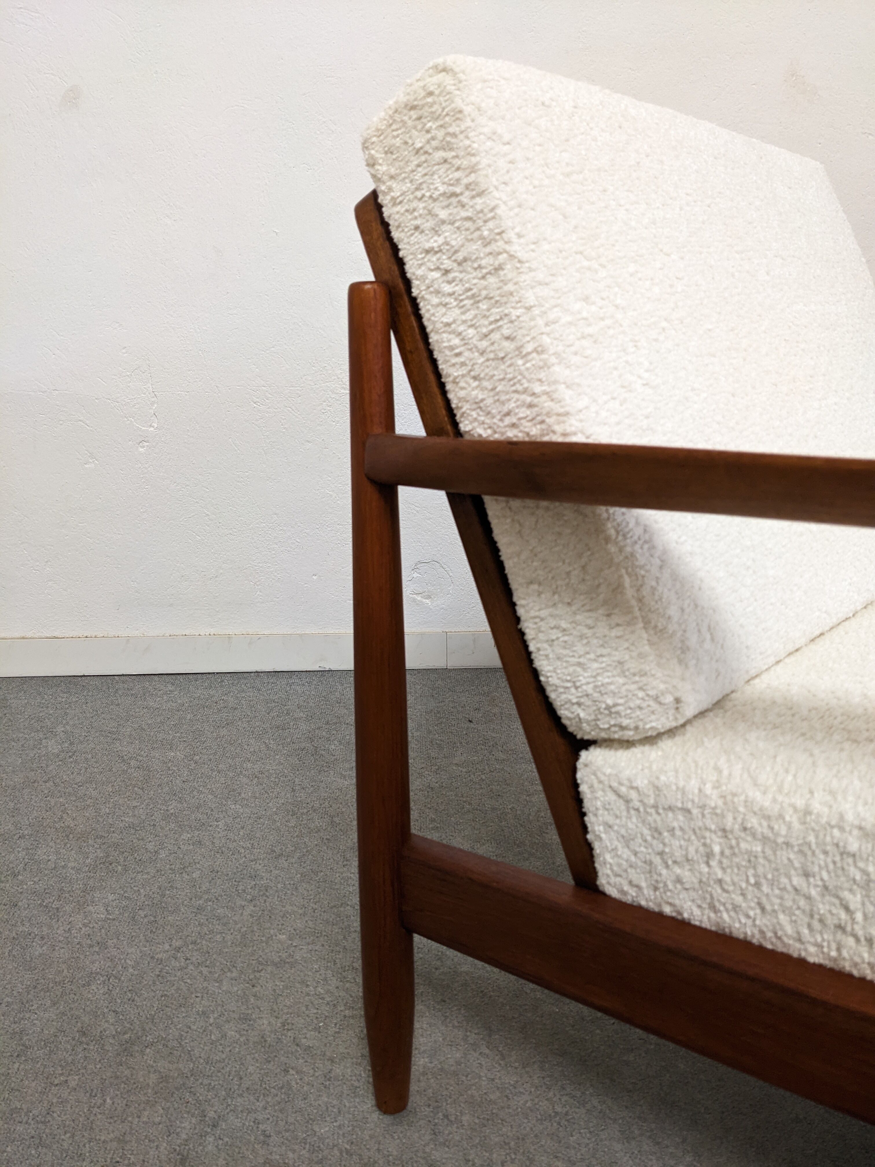 Pair of Danish teak armchairs from the 50s/60s