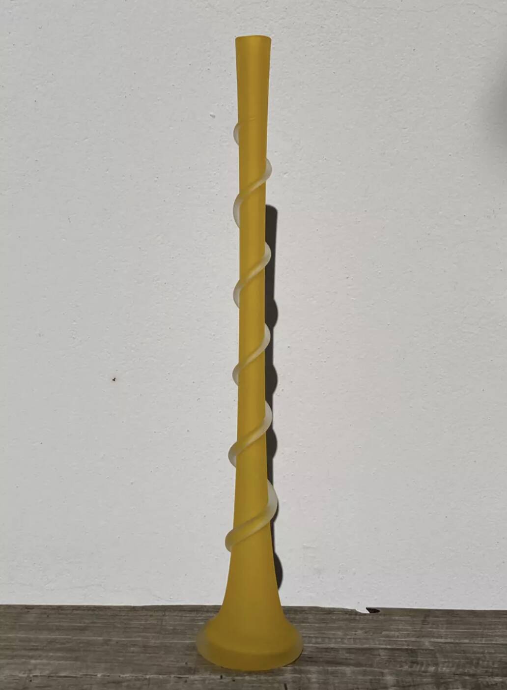 Murano glass soliflore vase 1980