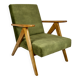 Vintage B-310 VAR armchair in olive green velvet from 70th