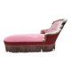 Napoleon III period pink velvet meridian.