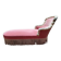 Napoleon III period pink velvet meridian.