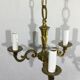 3 light bronze chandelier