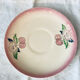 Two breakfast cups Longwy cherry design