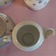 Chauvigny porcelain tea set six cups