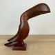 Letter door toucan Scandinavian wood sculpture