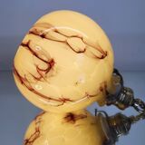 Art Deco lamp in opaline glaze Verreries de Scailmont Henri Heemskerk Belgium