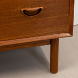 Commode danoise en teck par Peter Hvidt et Orla Mølgaard-Nielsen pour Soborg, 1950