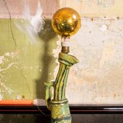 Lampe sculpturale en céramique, Italie, années 60