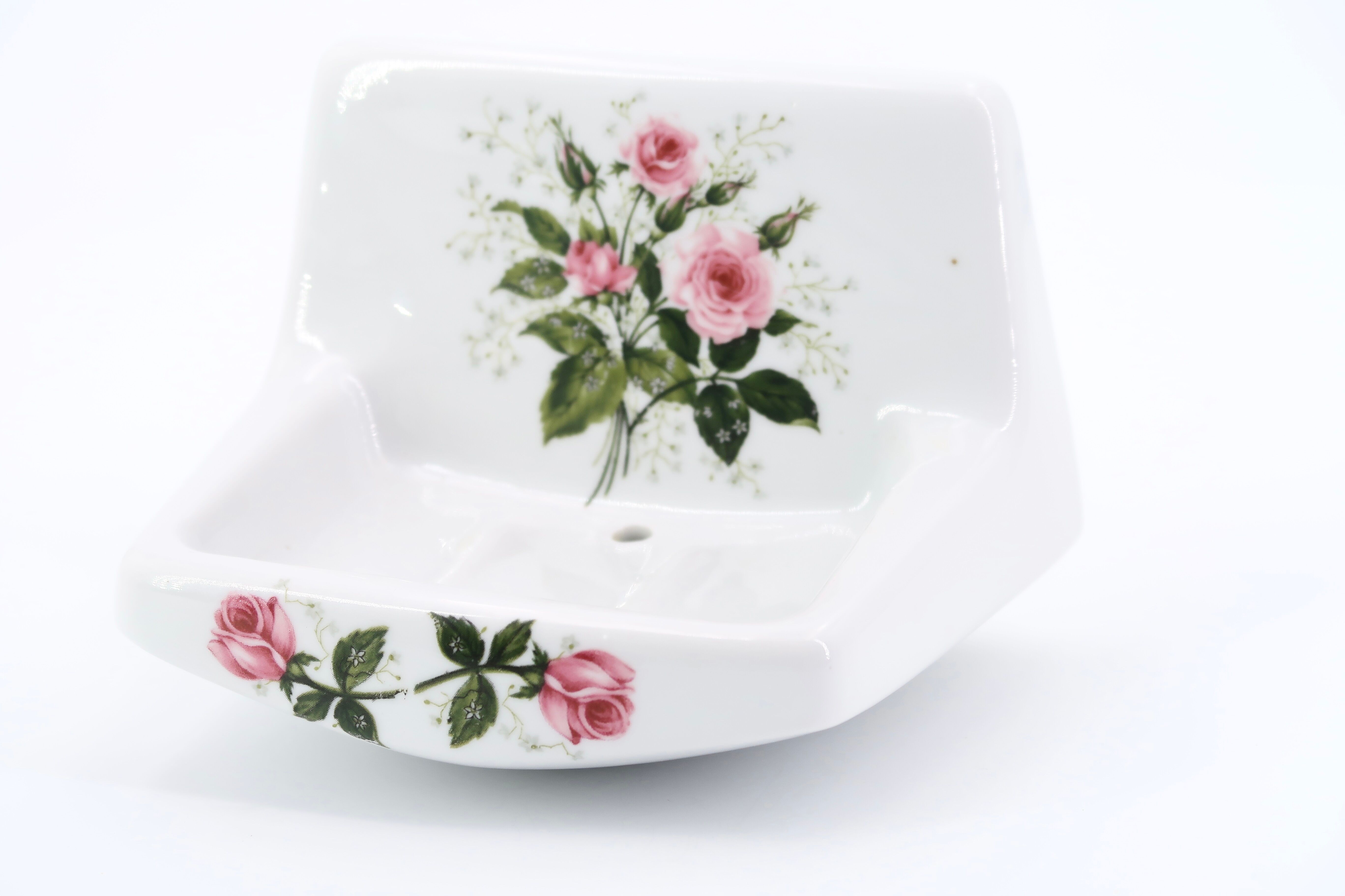 Wall soap holder in porcelain of the Champs Elysées Paris
