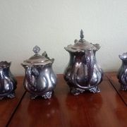 WEBSTER & SON - Antique coffee or tea service - Art Nouveau USA New York
