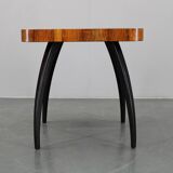 1940 Jindrich Halabala "Spider" Coffee Table in Walnut Finish, Czechoslovak