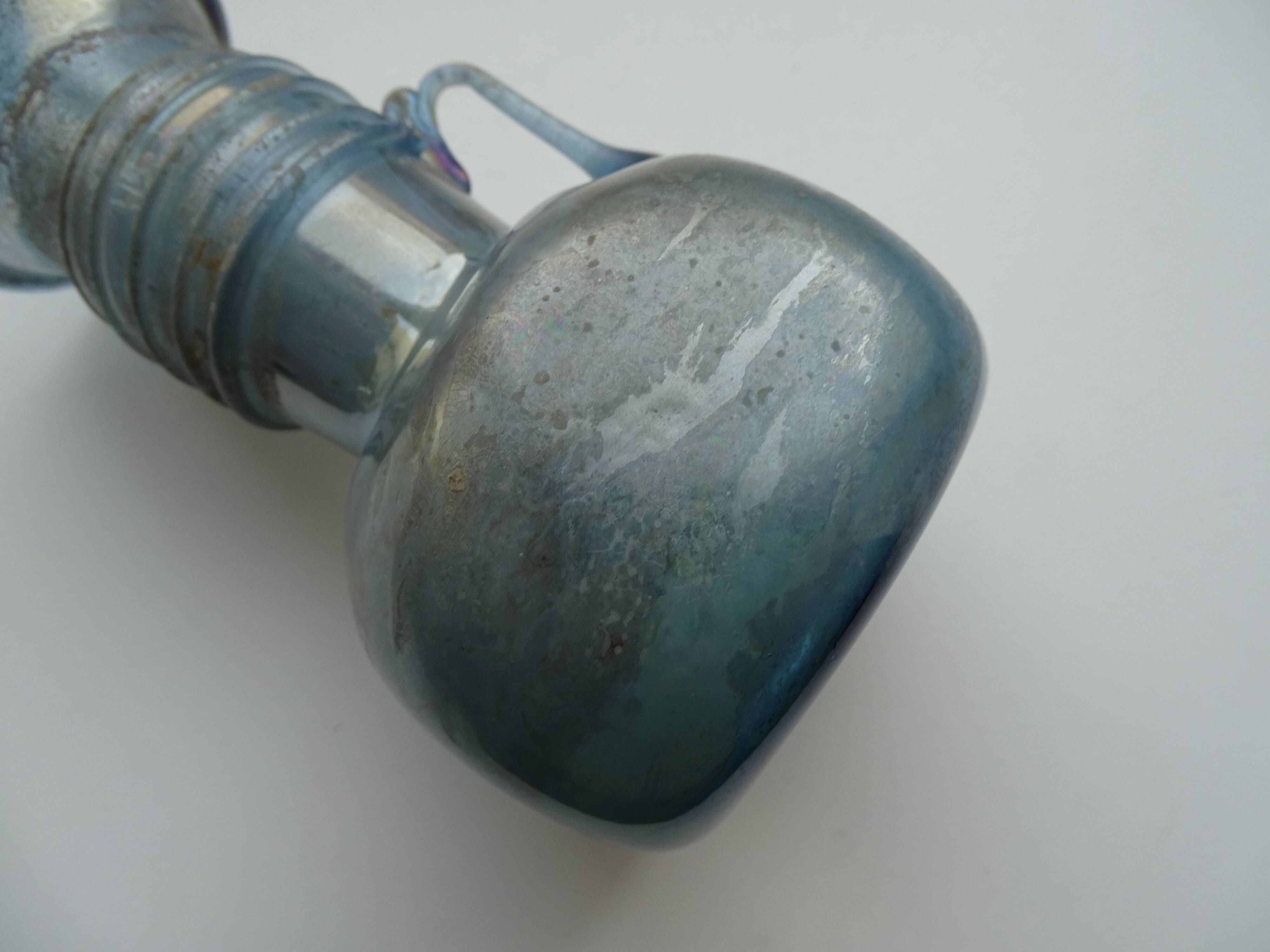 Vase Scavo Seguso Vetri d'Arte iridescent glass Murano 1950