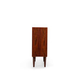 Rosewood bookcase with Record Rack by Hundevad & Co, 1960s