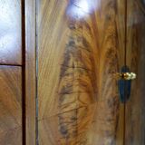 Art deco display cabinet in walnut veneer - Circa 1930